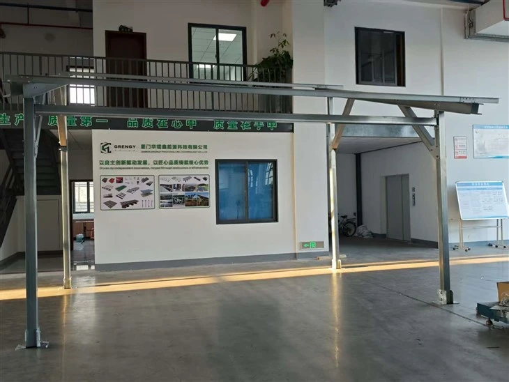 Commercial ZAM Solar Carport Structures - Low Maintenance, Long Life best