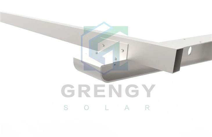 Commercial HDG Solar Carport Structures - Low Maintenance, Long Life best