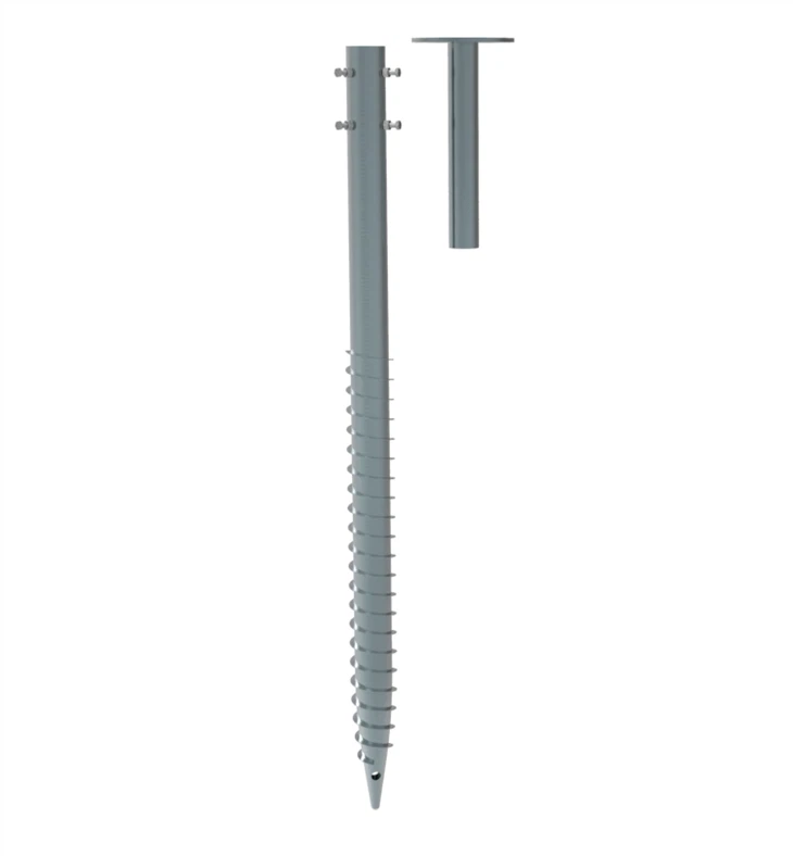 Galvanized Steel Solar Ground Screw Piles suppliers