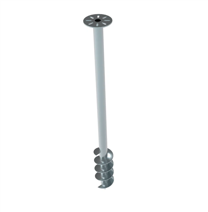 Galvanized Steel Solar Ground Screw Piles factory