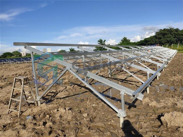 Ground Mount System With Helical Pile price