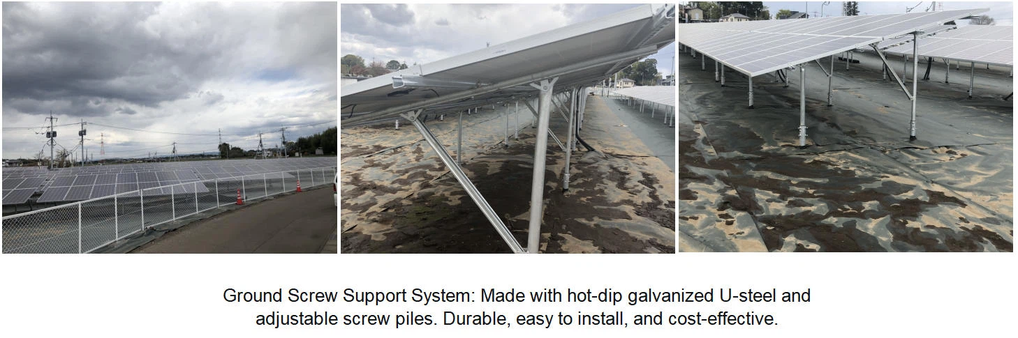 HDG Solar Ground Mount Ground Screw Helical Piles HDG Solar Ground Mount Ground Screw Helical Piles