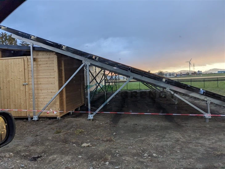 Pv Ground Mount Structure