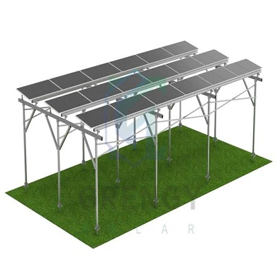 Poľnohospodárske solárne stojany: Montáž pre plodiny a hospodárske zvieratá