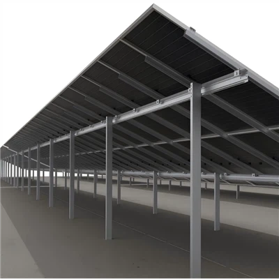 Oceľový solárny stojan s povrchovou úpravou ZAM